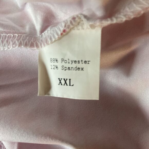 2 pc Womens XXL Pink Houndstooth Two-Piece Athletic Golf Tennis Dress & Shorts - Picture 13 of 16